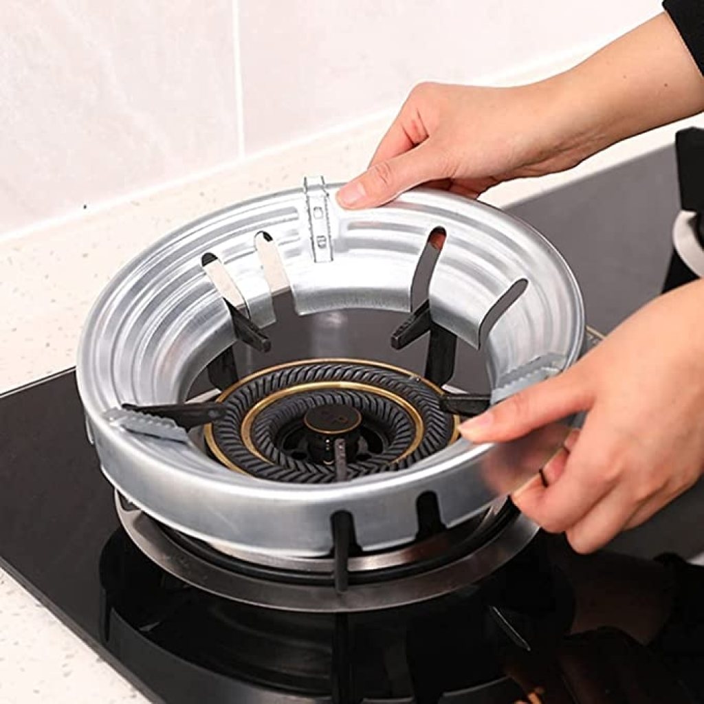 Gas Stove Burners Stand | Energy-Saving Gas Saver | Chula Stand Stove Protector | Windproof & Fireproof Pot Holder for Kitchen - Image 5