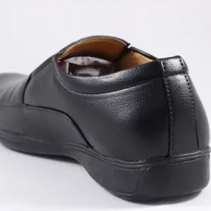 Latest Trendy Men Formal Shoes|Black Moccasin Shoes|Office Shoes For Men's & Boys-MOCCASIN02-BLK- Size 8