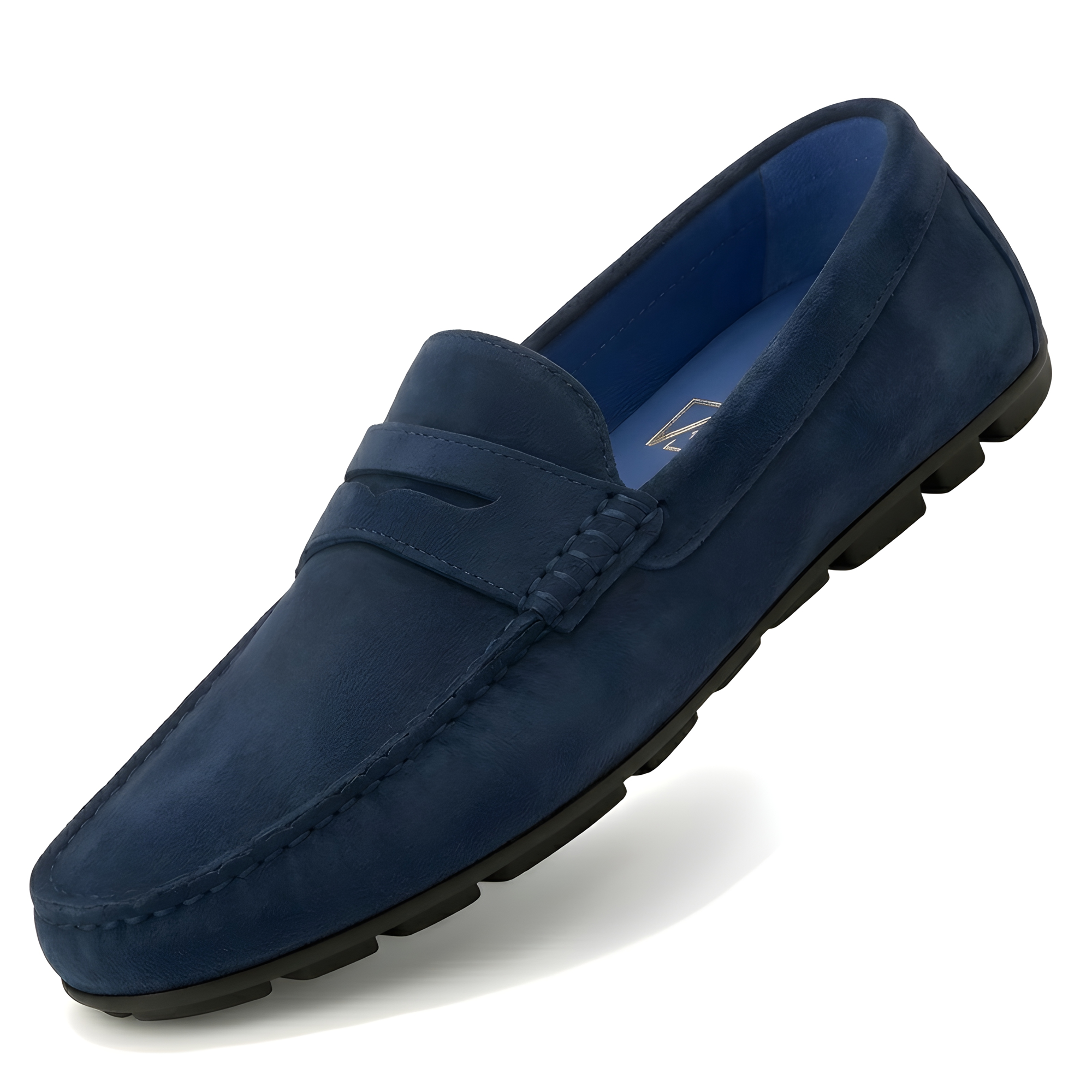 Latest Fashionable Suede Loafers for Men & Boys | Casual Slip-On Shoes for Daily Wear | Soft Sole Comfortable Driving Shoes for All Day Comfort -Size 7 - Image 2