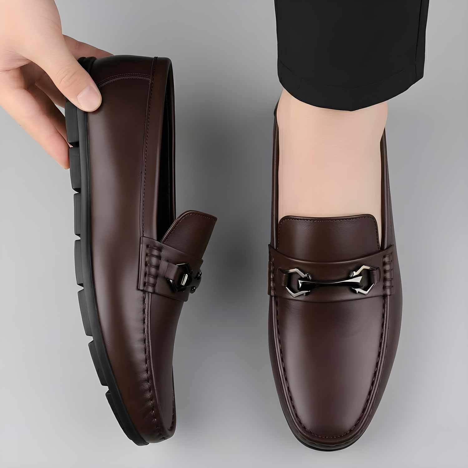 Latest Stylish Loafers for Men & Boys | Casual Slip-On Daily Wear Shoes | Comfortable Lightweight Driving Shoes for Office & Regular Use -Size 9 - Image 5