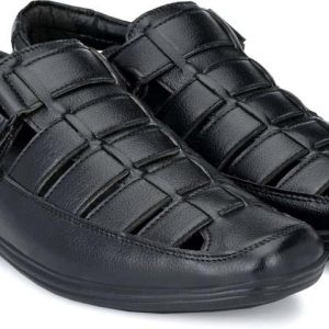 WUGO::Latest Stylish Men’s Sandals | Premium Roman Style Outdoor Sandals for Men & Boys | Comfortable Daily Wear Casual Sandal with Durable Sole | Summer Walking & Travel Sandals | Trendy Open Toe Footwear -Size 9