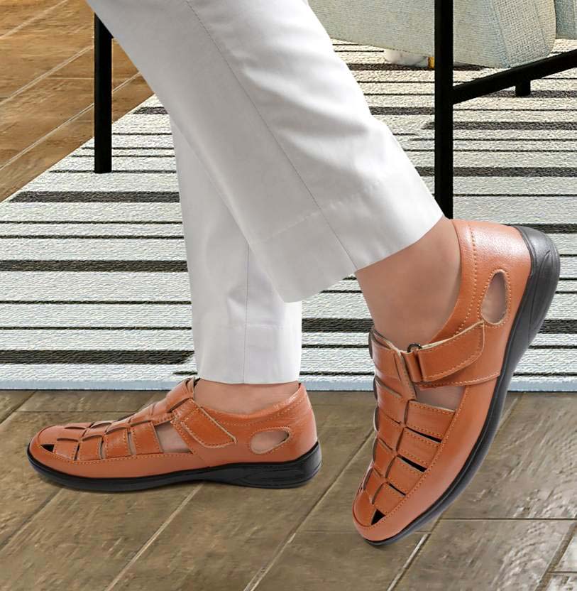WUGO::Latest Trerndy Men’s Sandals | Premium Roman Style Outdoor Sandals for Men & Boys | Comfortable Casual Daily Wear Sandal with Strong Sole -Size 8 - Image 4