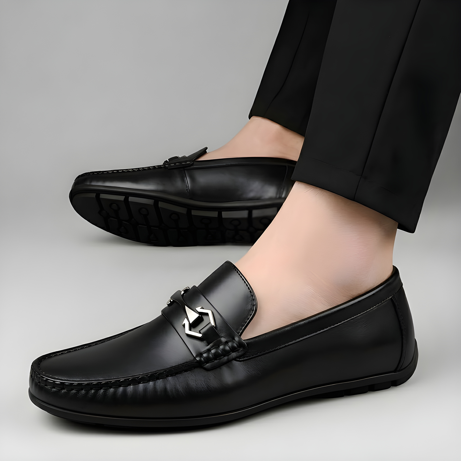 Latest Stylish Loafers for Men & Boys | Casual Slip-On Daily Wear Shoes | Comfortable Lightweight Driving Shoes for Office & Regular Use -Size 9 - Image 4