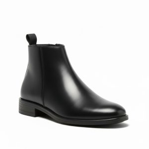 Latest Stylish Men's Black Chelsea Boots | Faux Leather Slip-On Ankle Boots | Comfortable Casual & Formal Footwear for Men & Boys Size 8