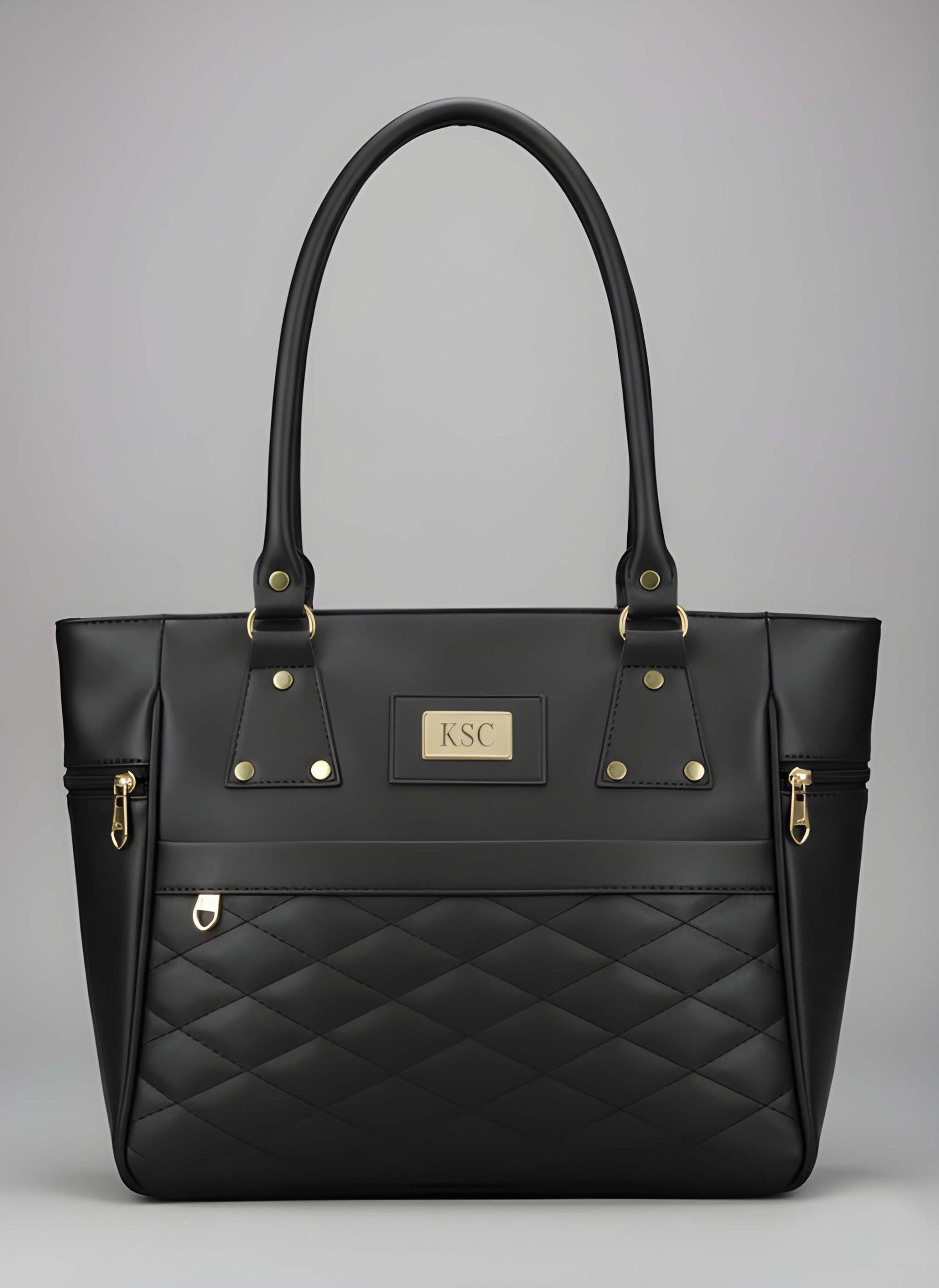 Premium Quality Women’s Stylish Handbag | Elegant PU Leather Shoulder & Tote Bag for Ladies | Spacious Multi-Compartment Design with Golden Hardware & Fur Ball Charm | Perfect for Office, Daily Use, Travel & Parties - Image 4