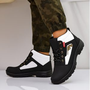 WUGO::Latest Stylish Men’s Black Gun Boots | Premium Faux Leather Ankle Boots | Comfortable Slip-On Footwear for Men's & Boys Size 9