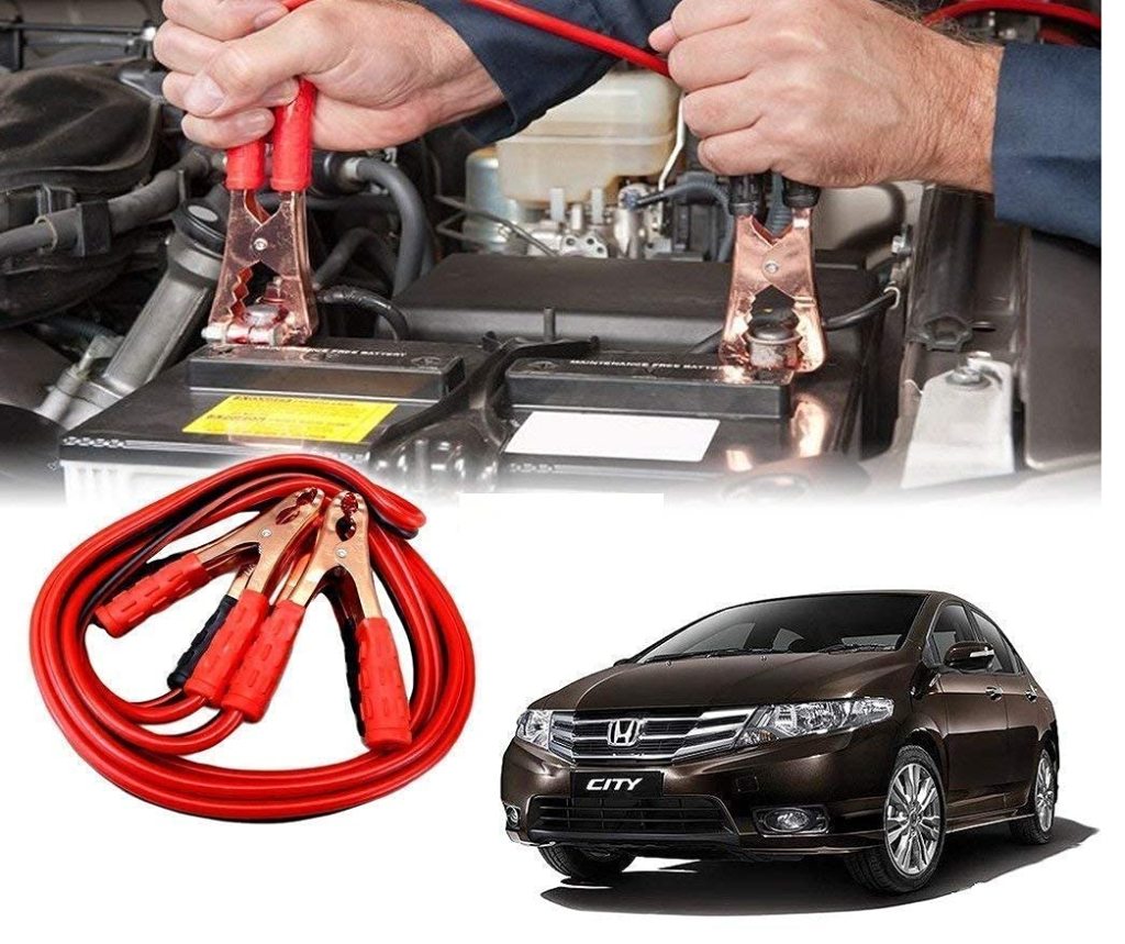 Car Heavy Duty Auto Jumper Cable Battery Booster with Alligator Clamps | Emergency Battery Charging Booster Cables for Car, Truck & SUV | 6.5 Ft Length, 500 Amp Capacity - Image 3