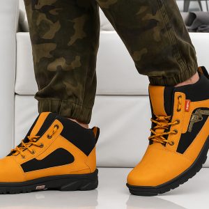 WUGO::Latest Fabulous Men’s Tan Gun Boots | Premium Faux Leather Ankle Boots | Comfortable Slip-On Footwear for Men's & Boys Size 9
