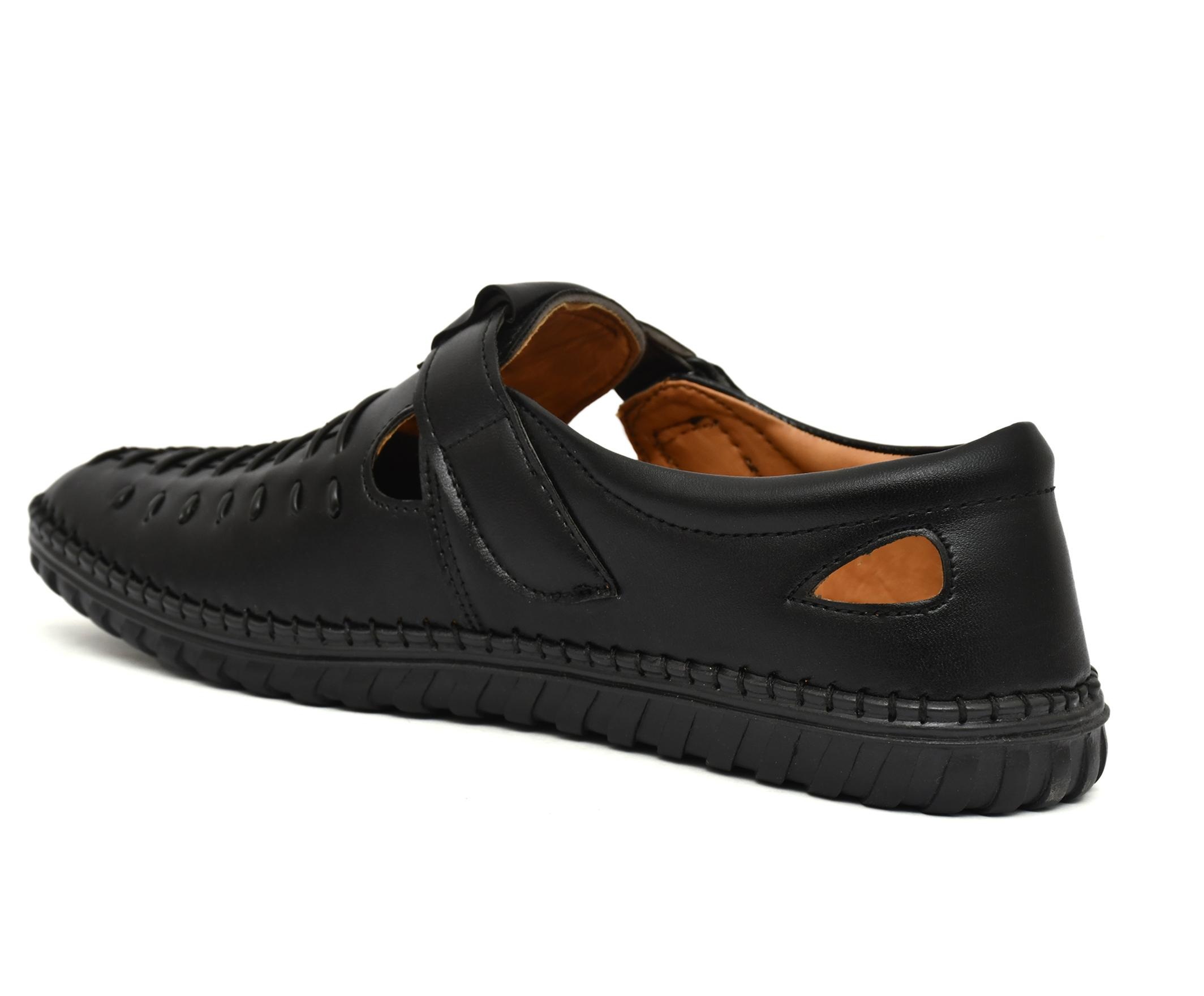 WUGO::Latest Stylish Men’s Sandals | Premium Roman Style Outdoor Sandals for Men & Boys | Comfortable Daily Wear Casual Sandal with Durable Sole | Summer Walking & Travel Sandals | Trendy Open Toe Footwear -Size 9 - Image 4