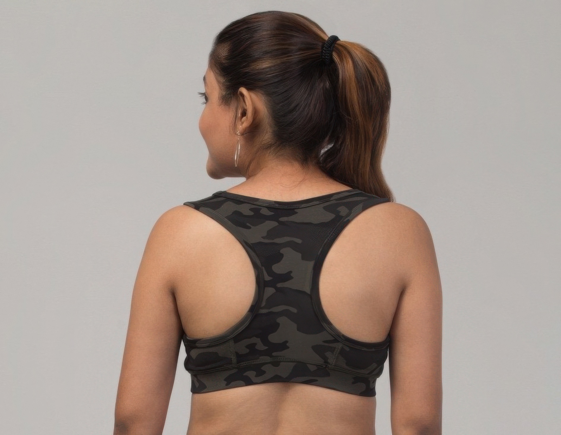 Latest Fancy High GSM Sports Bra/comfort Gym Bra/Solid Yoga Bra For Women's & Girls- Size S - Image 3
