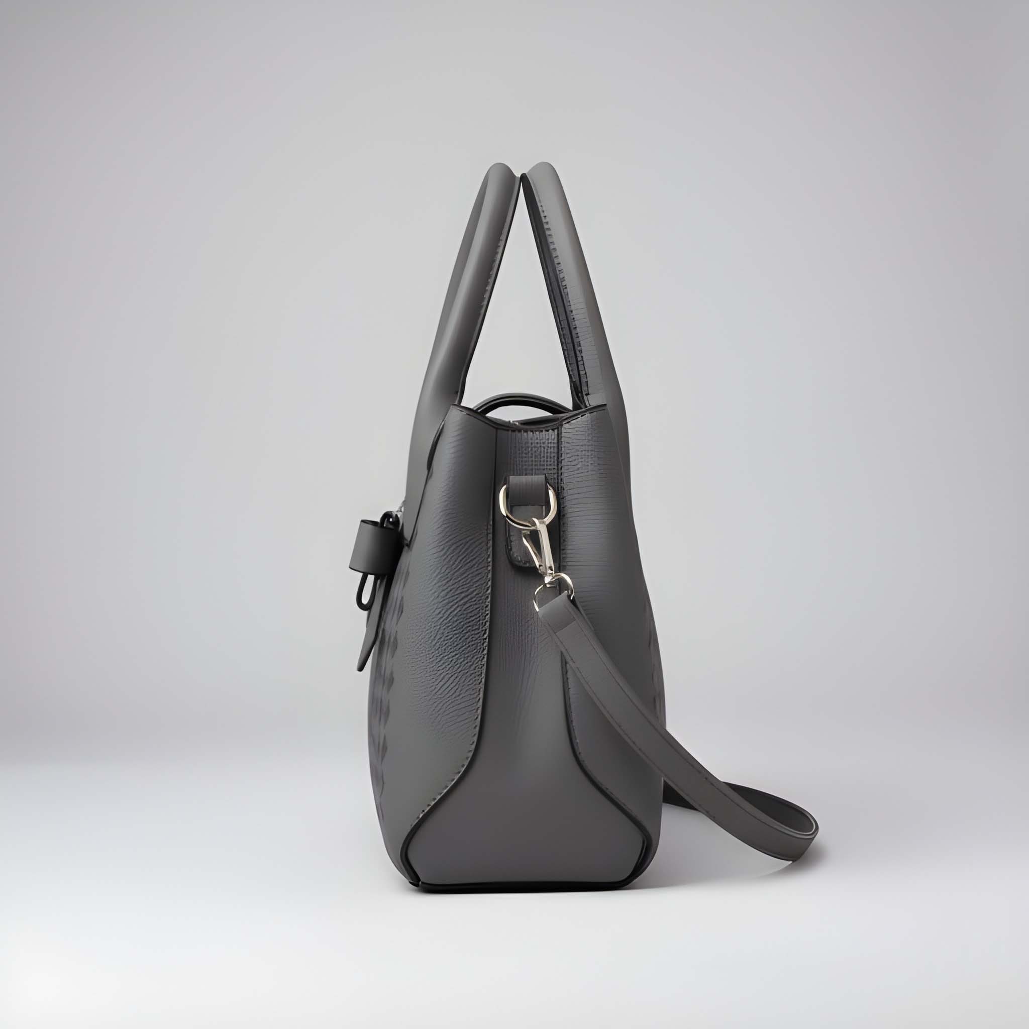 Premium Quality Women’s Stylish Handbag | Elegant PU Leather Shoulder & Tote Bag for Ladies | Spacious Multi-Compartment Design with Golden Hardware & Fur Ball Charm | Perfect for Office, Daily Use, Travel & Parties - Image 5