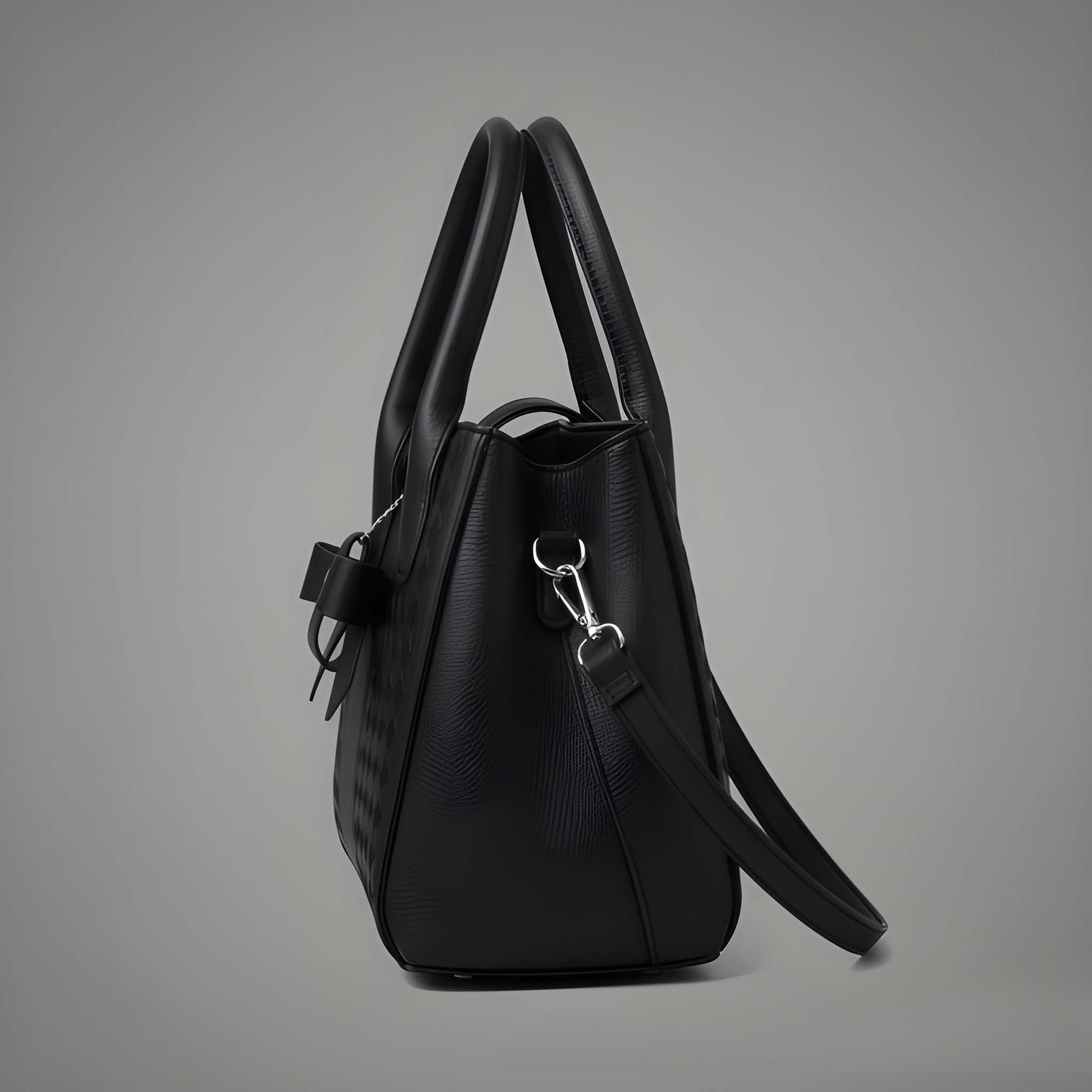 Premium Quality Women’s Stylish Handbag | Elegant PU Leather Shoulder & Tote Bag for Ladies | Spacious Multi-Compartment Design with Golden Hardware & Fur Ball Charm | Perfect for Office, Daily Use, Travel & Parties - Image 2