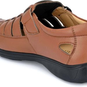 WUGO::Latest Trerndy Men’s Sandals | Premium Roman Style Outdoor Sandals for Men & Boys | Comfortable Casual Daily Wear Sandal with Strong Sole -Size 10