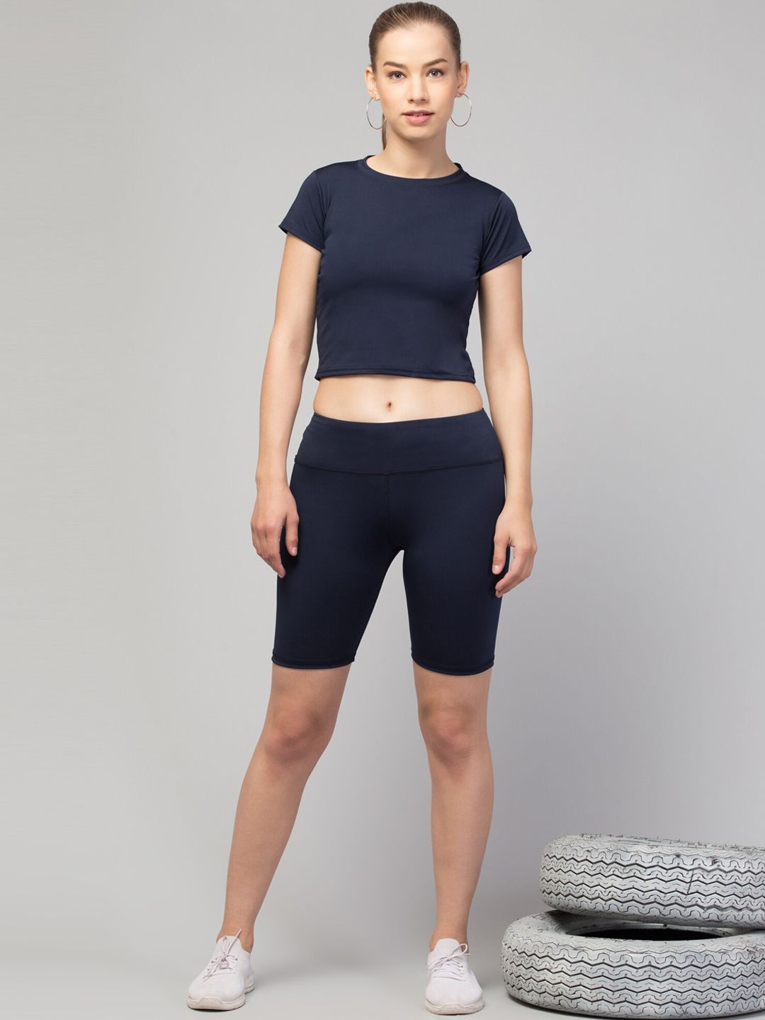 Latest Fancy Women Shorts/Gym Shorts/Solid Yoga Shorts/Cycling Shorts For Women's & Girls-Size S