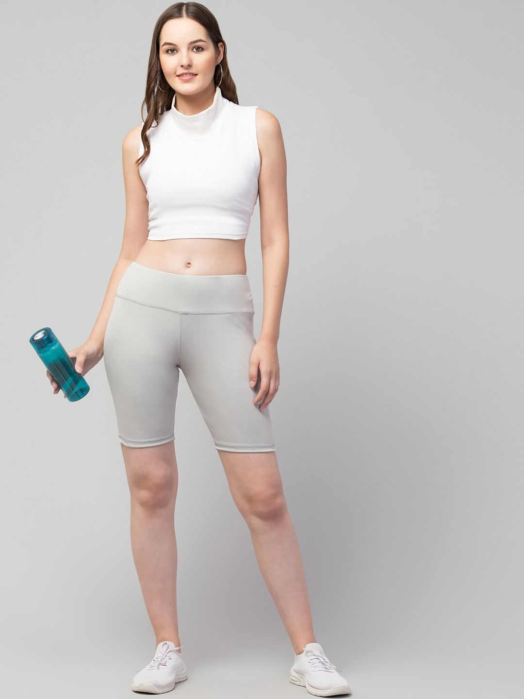 Latest Fancy Women Shorts/Gym Shorts/Solid Yoga Shorts/Cycling Shorts For Women's & Girls - Size S - Image 3