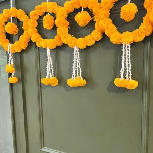 Artificial Marigold Round Hangins