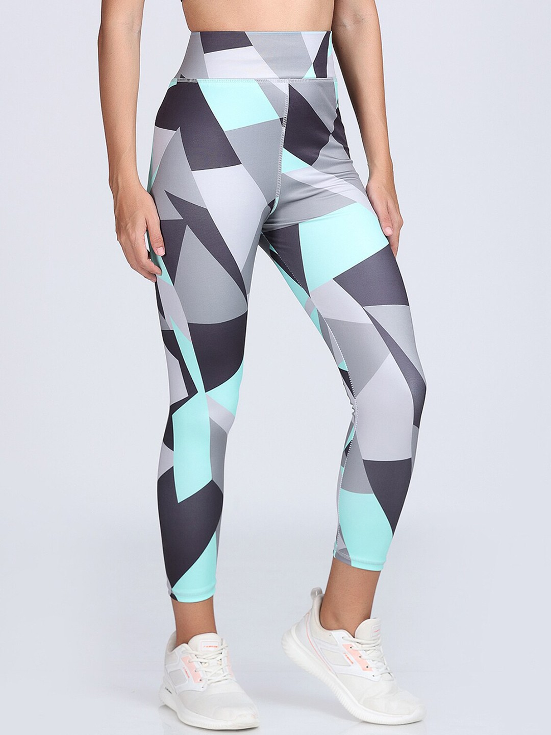 Latest Stylish High Quality Printed Sports Leggings/Printed Gym Tights/Printed Yoga Pant For Women's & Girls - Size S - Image 2