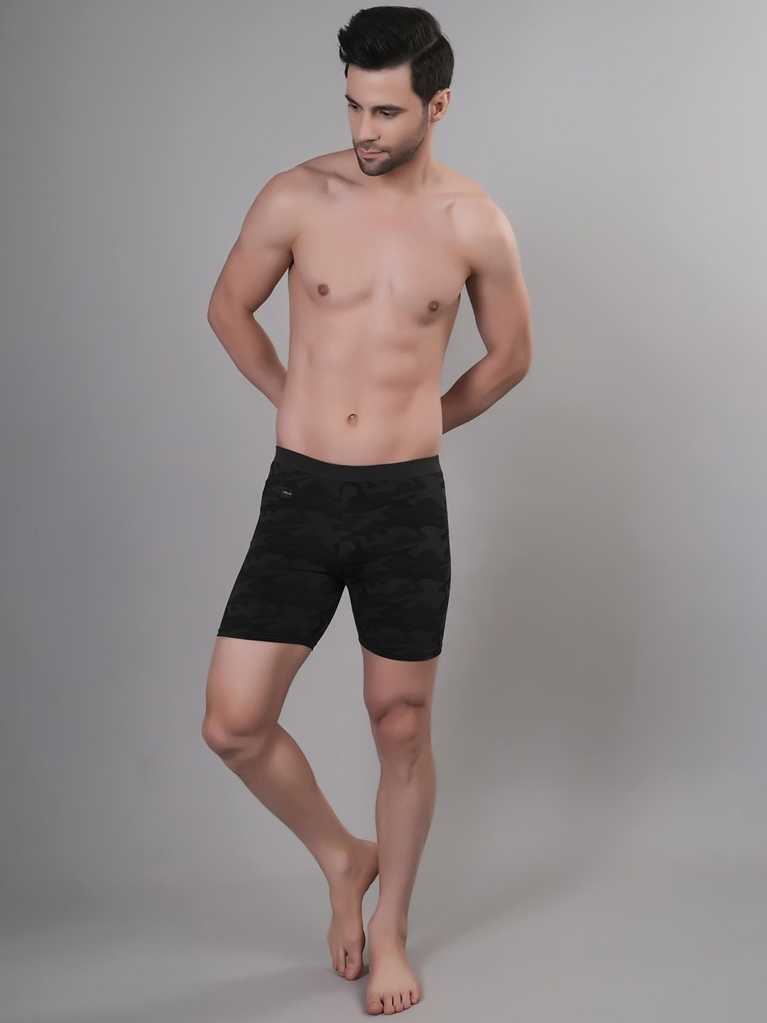 Latest Solid High Quality Men Sports Printed Trunk/Printed Swiming Trunk/Printed Yoga/Gym Shorts/Cycling Shorts For Men's & Boys-Size S - Image 2