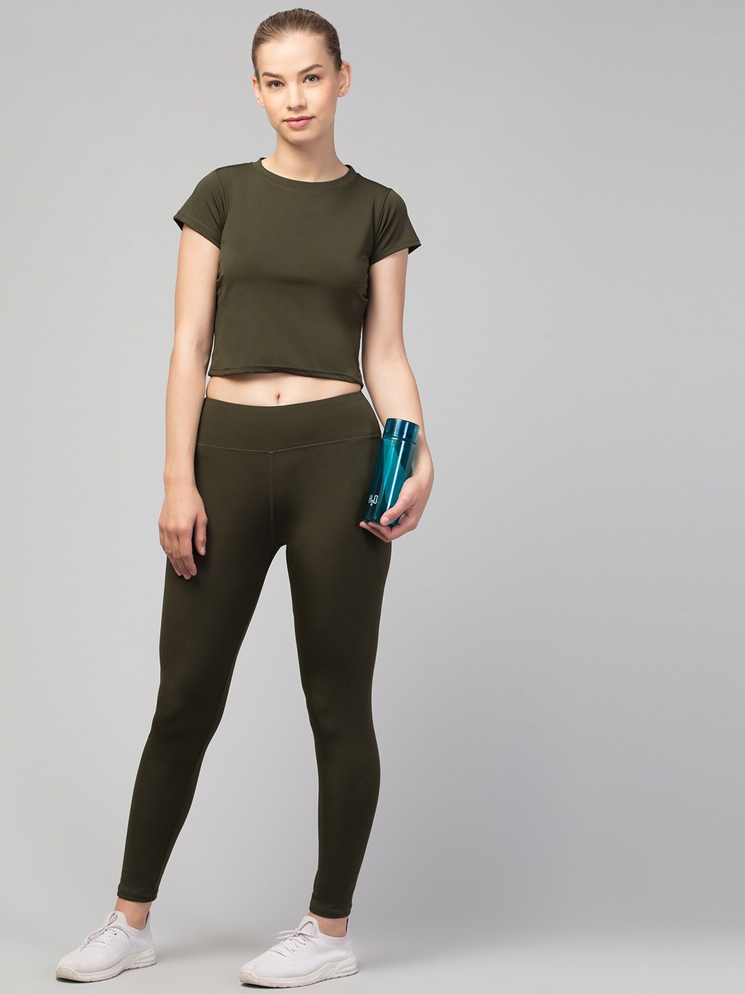 Latest Stylish High GSM Women Active Wear/Plain Gym Tights/Solid Yoga Pant For Women's & Girls -Size S