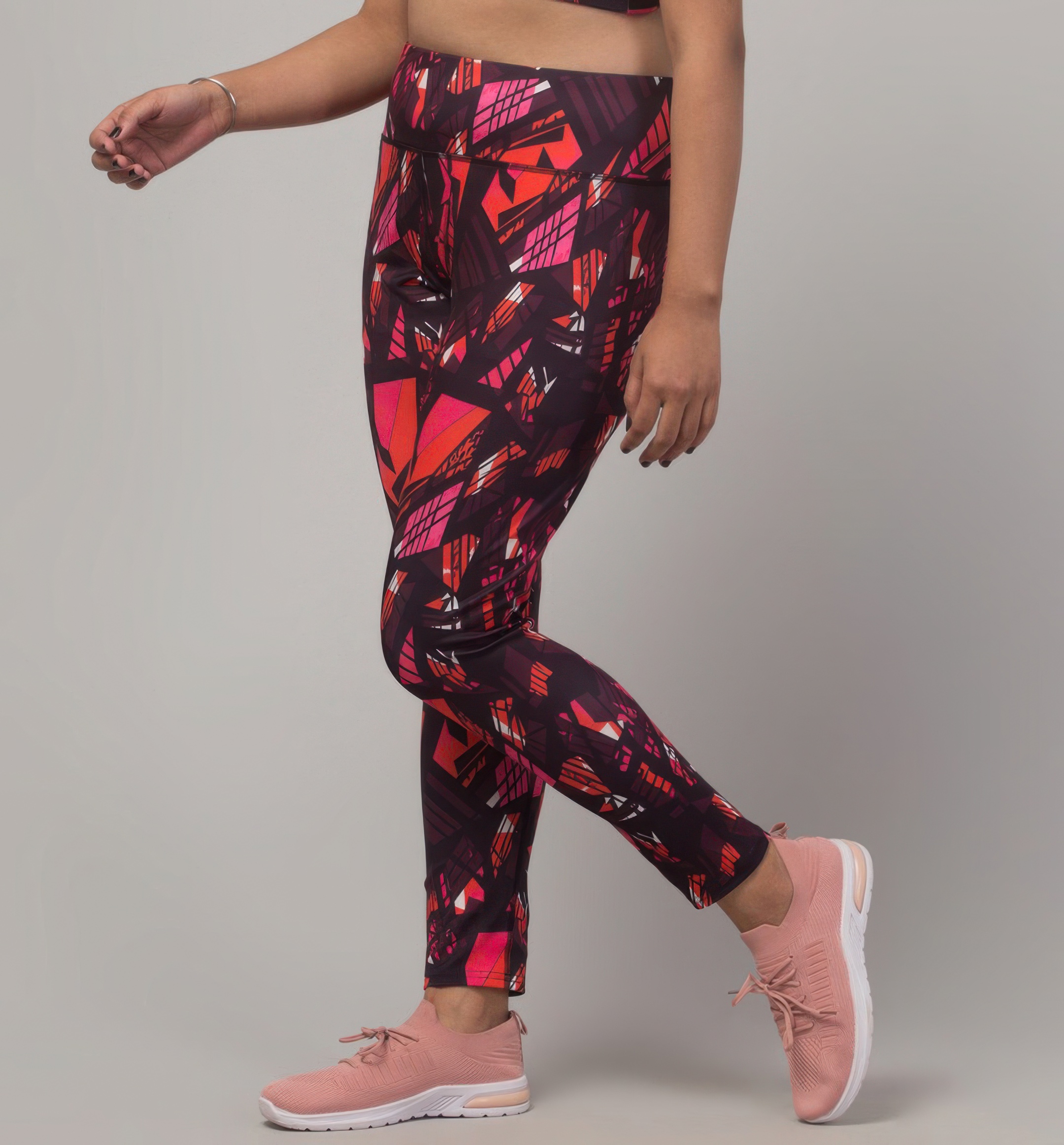 Latest Stylish High Quality Printed Sports Leggings/Printed Gym Tights/Printed Yoga Pant For Women's & Girls - Size S - Image 3