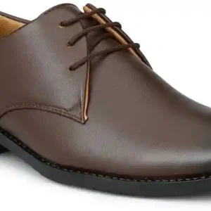 Latest Trendy Men Formal Shoes| Brown Derby Shoes| Office Shoes For Men's & Boys - Brown- Size 9