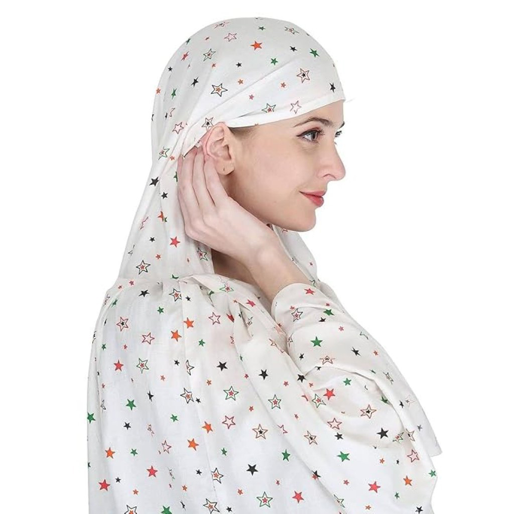 Cotton Long Scarf Cum Mask | Universal Size | Sunlight UV Protection | Breathable Face Cover for Women & Girls | Multi Printed Designs - Image 3