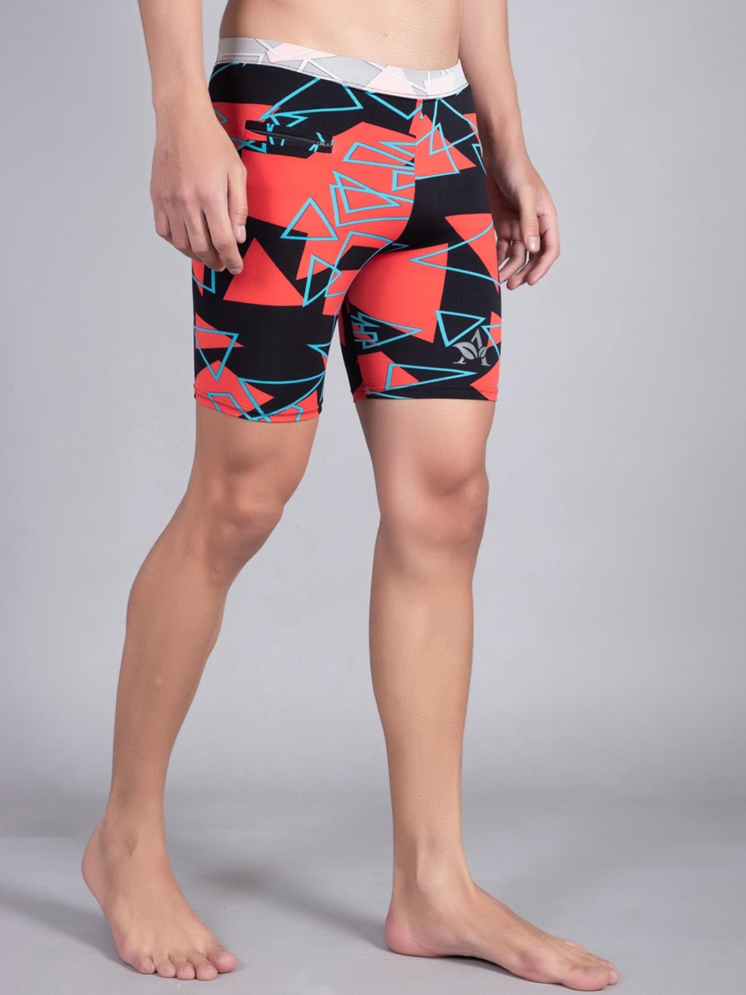 Latest Solid High Quality Men Sports Printed Trunk/Printed Swiming Trunk/Printed Yoga/Gym Shorts/Cycling Shorts For Men's & Boys-Size S - Image 2