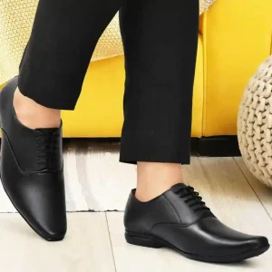 Latest Trendy Men Formal Shoes |Black Derby Shoes |Office Shoes For Men's & Boys - Black- Size 9