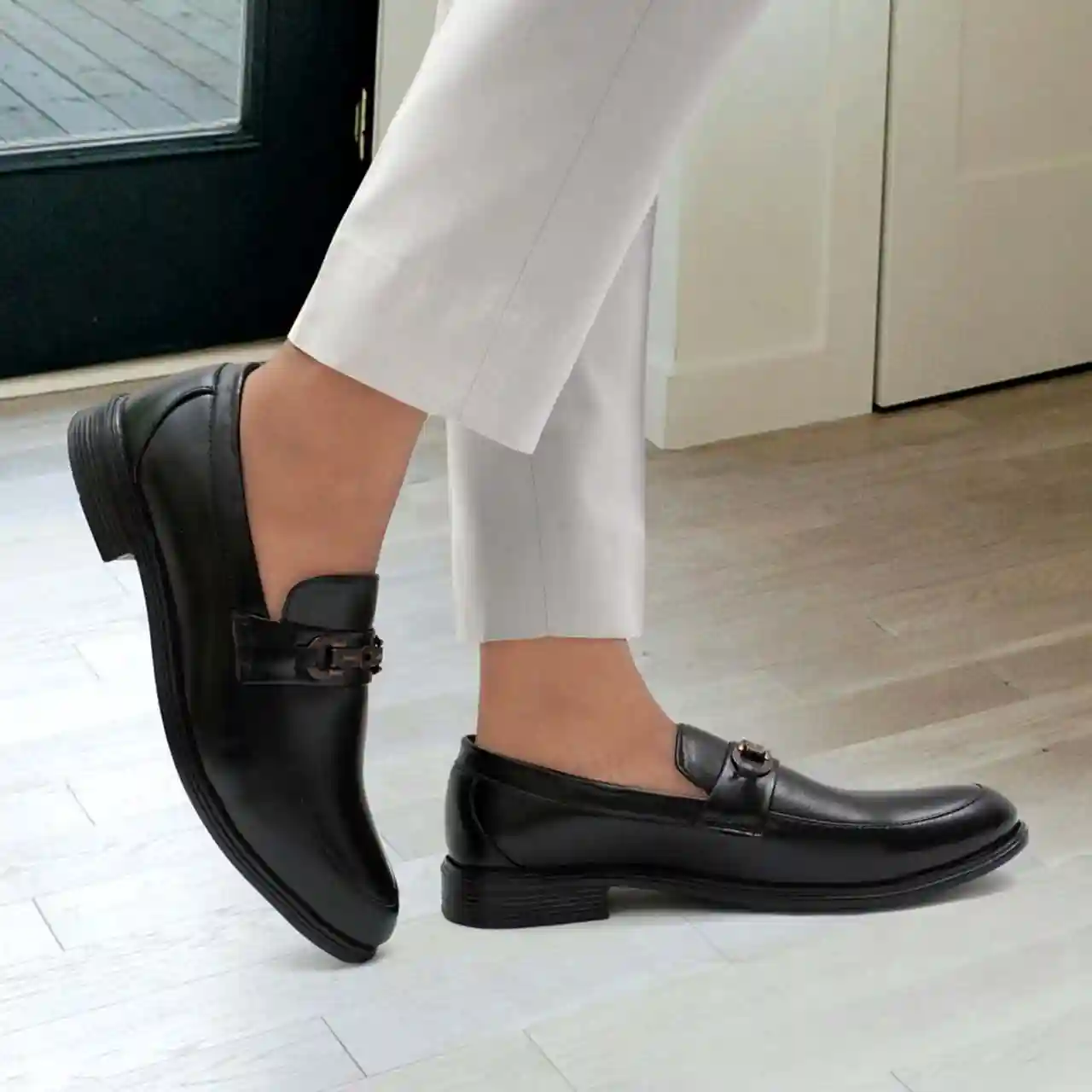 Latest Trendy Men Formal Shoes|Black Moccasin Shoes|Office Shoes For Men's & Boys-MOCCASIN08-TAN- Size 7 - Image 3