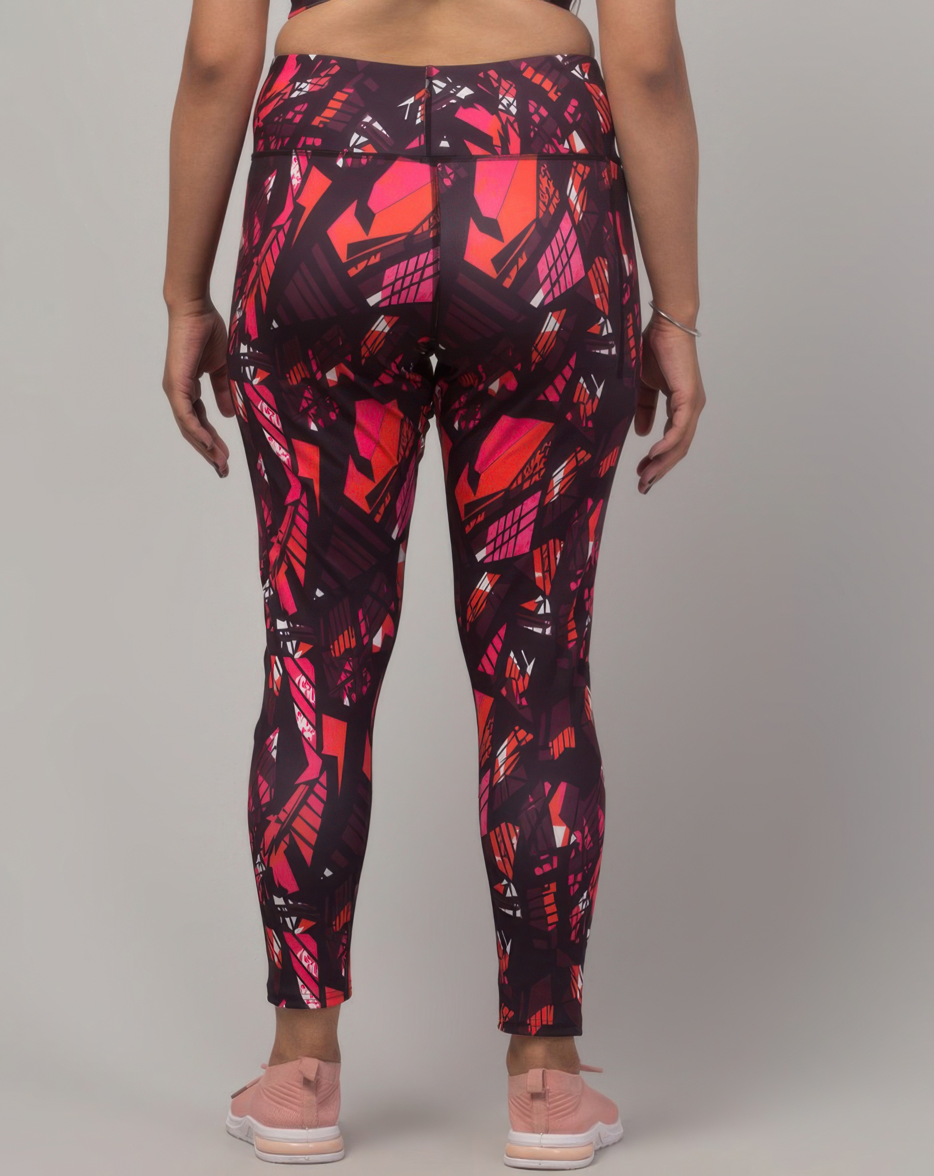 Latest Stylish High Quality Printed Sports Leggings/Printed Gym Tights/Printed Yoga Pant For Women's & Girls - Size S