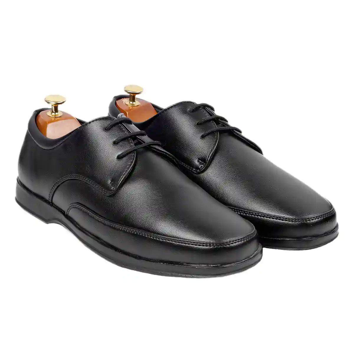 Latest Trendy Men Formal Shoes |Black Derby Shoes| Office Shoes For Men's & Boys - Black- Size 9