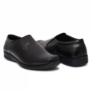 Latest Trendy Men Formal Shoes|Black Moccasin Shoes|Office Shoes For Men's & Boys-MOCCASIN05-BLK- Size 10