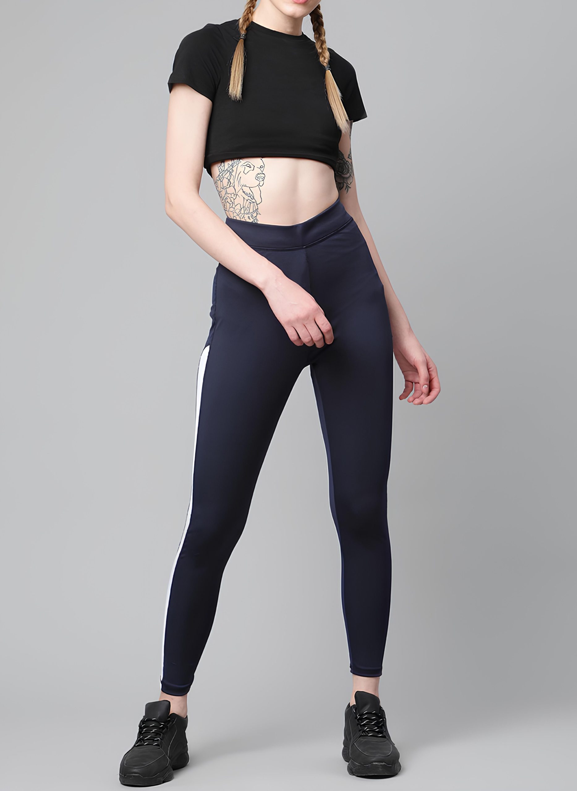 Latest Stylish High GSM Women Active Wear/Gym-Yoga Pant/Sport Leggings For Women's & Girls - Size S - Image 2