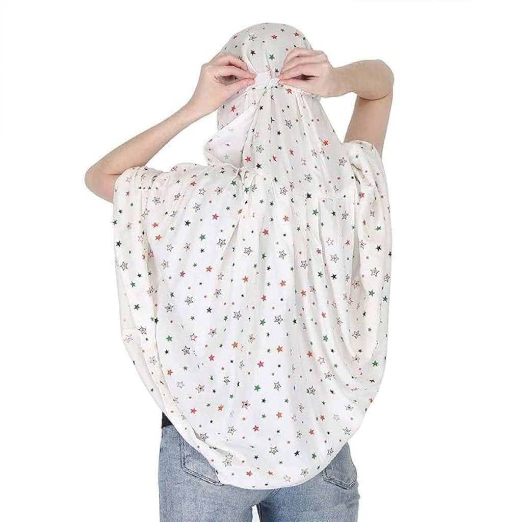 Cotton Long Scarf Cum Mask | Universal Size | Sunlight UV Protection | Breathable Face Cover for Women & Girls | Multi Printed Designs