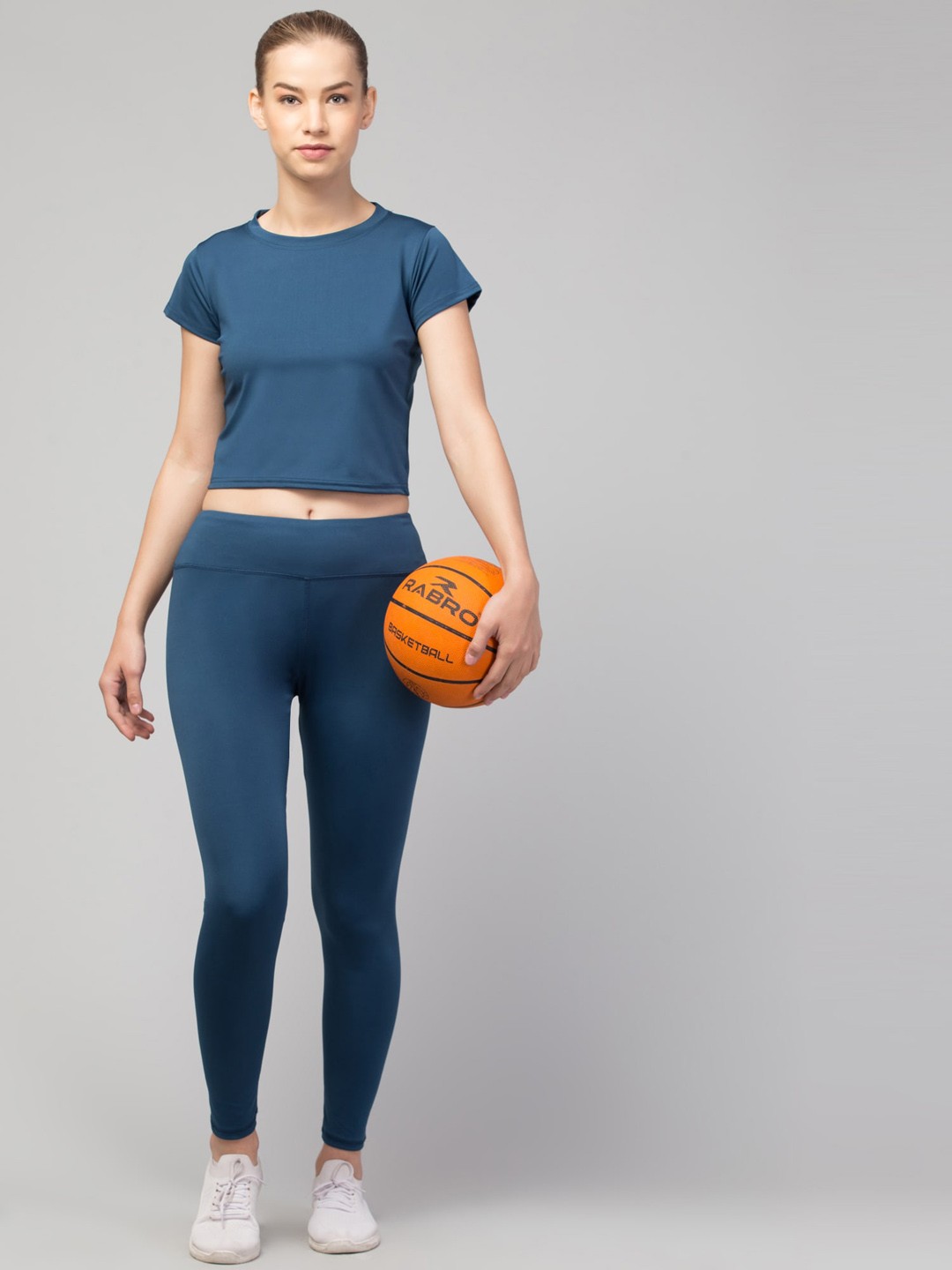 Latest Stylish High GSM Women Active Wear/Plain Gym Tights/Solid Yoga Pant For Women's & Girls -Size S - Image 2