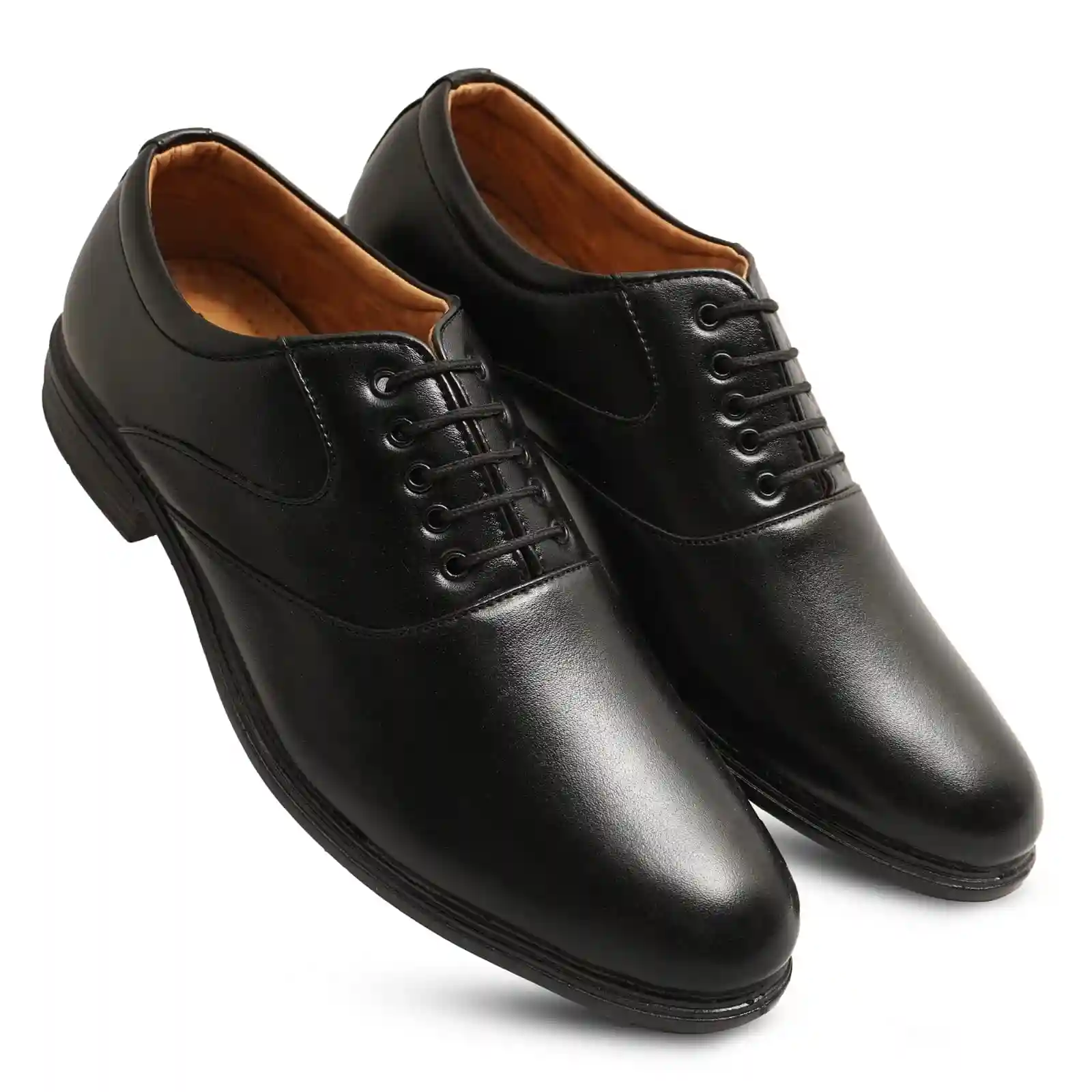 Latest Stylish Men Formal Shoes|Black Derby Shoes|Office Shoes For Men's & Boys - Black- Size 6