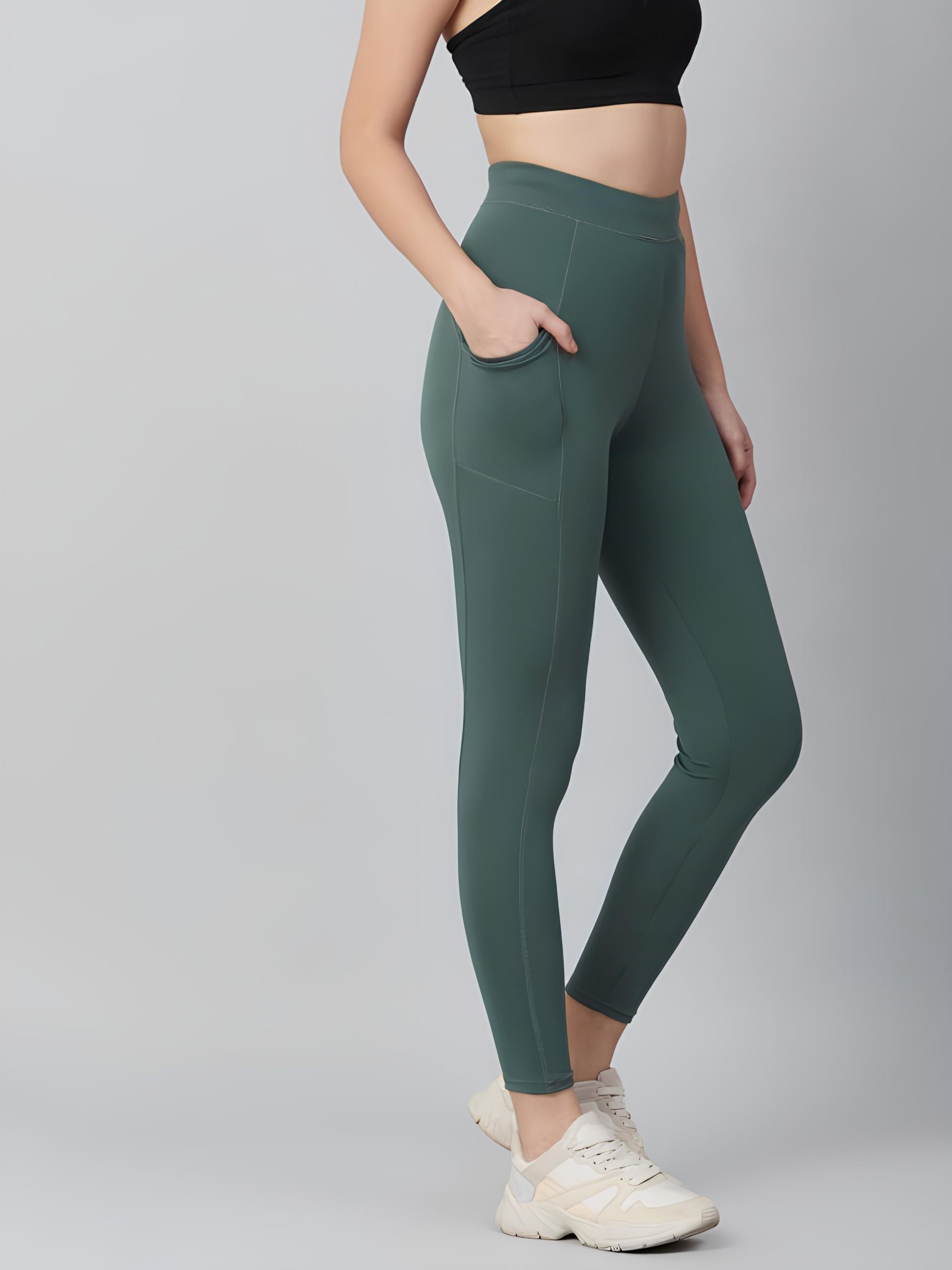Latest Stylish High GSM Women Active Wear/Gym-Yoga Pant/Sport Leggings For Women's & Girls - Size S - Image 4