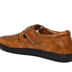 Latest Fabulous Men Sandals | Roman Sandals/Outdoor Sandal For Men's & Boys-105-Sandal-TAN- Size 7