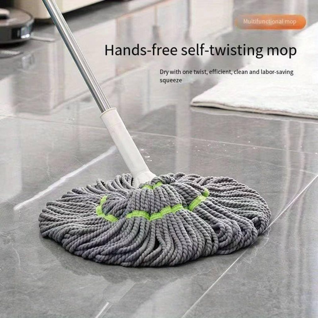 Twist Mop – Microfiber Self-Twisting & Self-Cleaning Mop | Twist & Squeeze Mop for Wet & Dry Cleaning - Image 5
