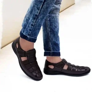Latest Fabulous Men Sandals|Roman Sandals/Outdoor Sandal For Men's & Boys-103-Sandal-BRN- Size 6