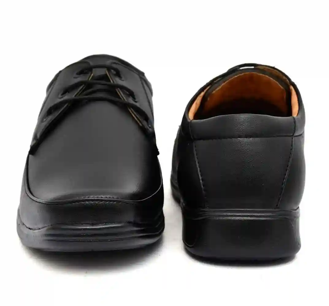 Latest Fashionable Men Formal Shoes|Black Derby Shoes|Office Shoes For Men's & Boys - Black- Size 9