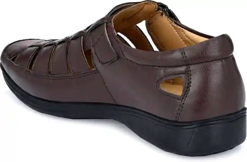 Latest Fabulous Men Sandals|Roman Sandals/Outdoor Sandal For Men's & Boys-103-Sandal-BRN- Size 9