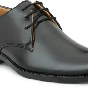 Latest Trendy Men Formal Shoes |Black Derby Shoes| Office Shoes For Men's & Boys - Black- Size 7