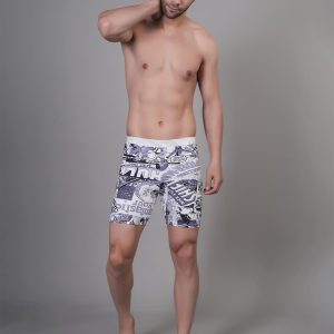 Latest Solid High Quality Men Sports Printed Trunk/Printed Swiming Trunk/Printed Yoga/Gym Shorts/Cycling Shorts For Men's & Boys-Size S