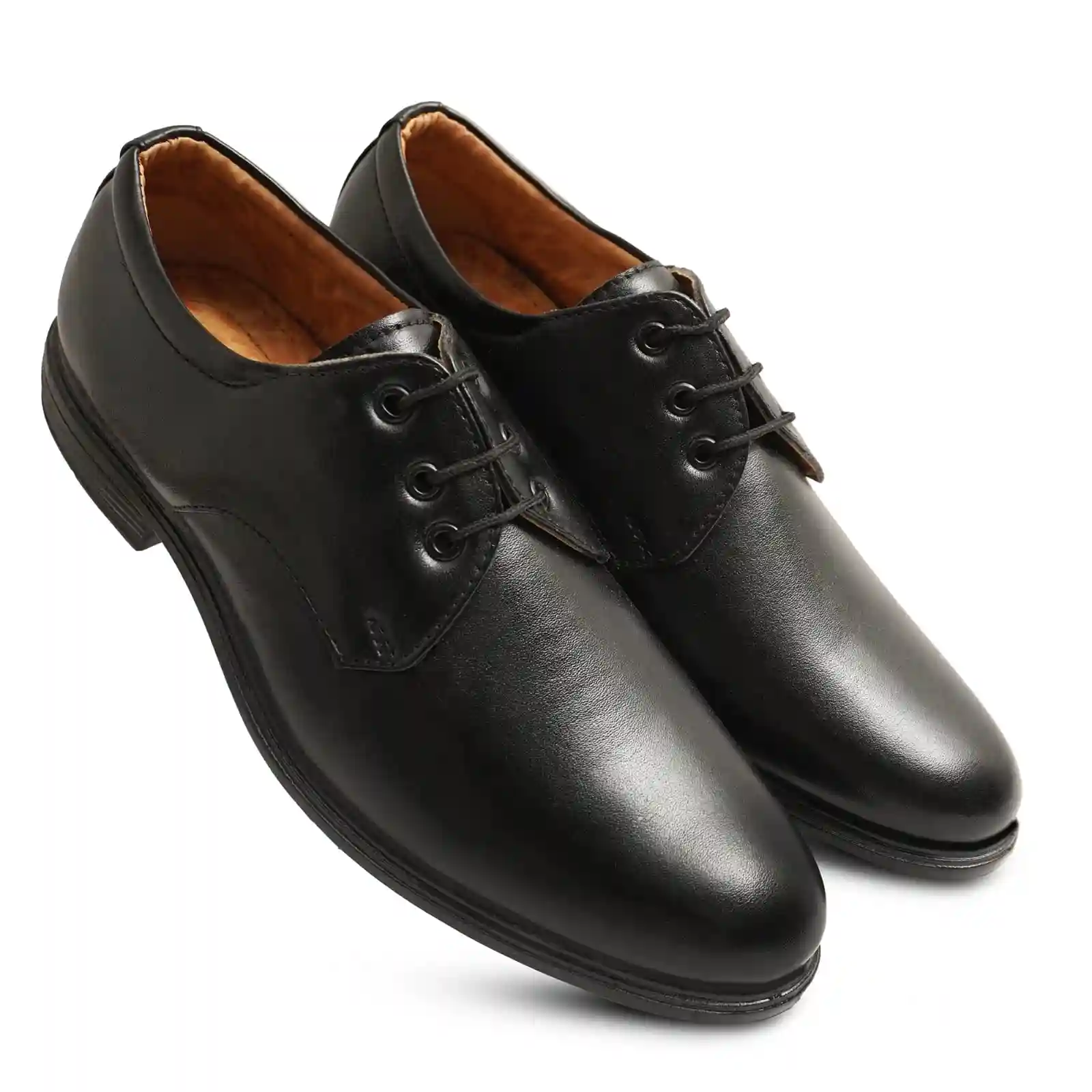 Latest Stylish Men Formal Shoes|Black Derby Shoes|Office Shoes For Men's & Boys - Black- Size 10 - Image 4
