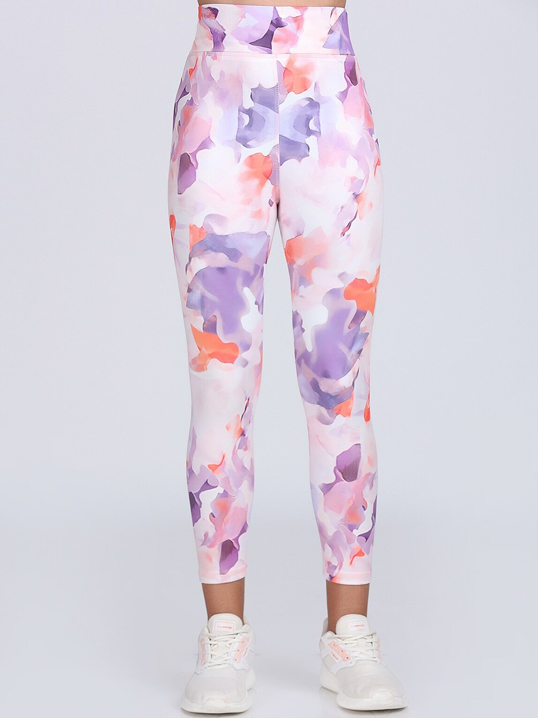 Latest Stylish High Quality Printed Sports Leggings/Printed Gym Tights/Printed Yoga Pant For Women's & Girls - Size S - Image 3