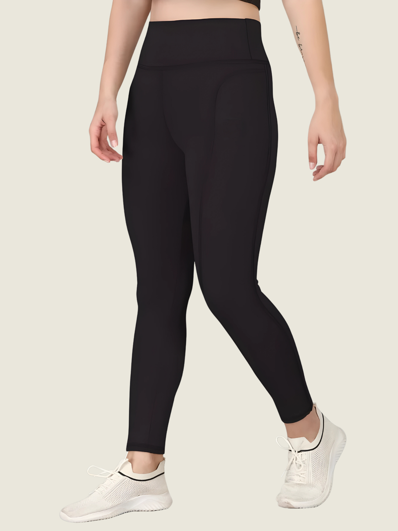 Latest Stylish High GSM Women Active Wear/Gym-Yoga Pant/Sport Leggings For Women's & Girls - Size S - Image 4