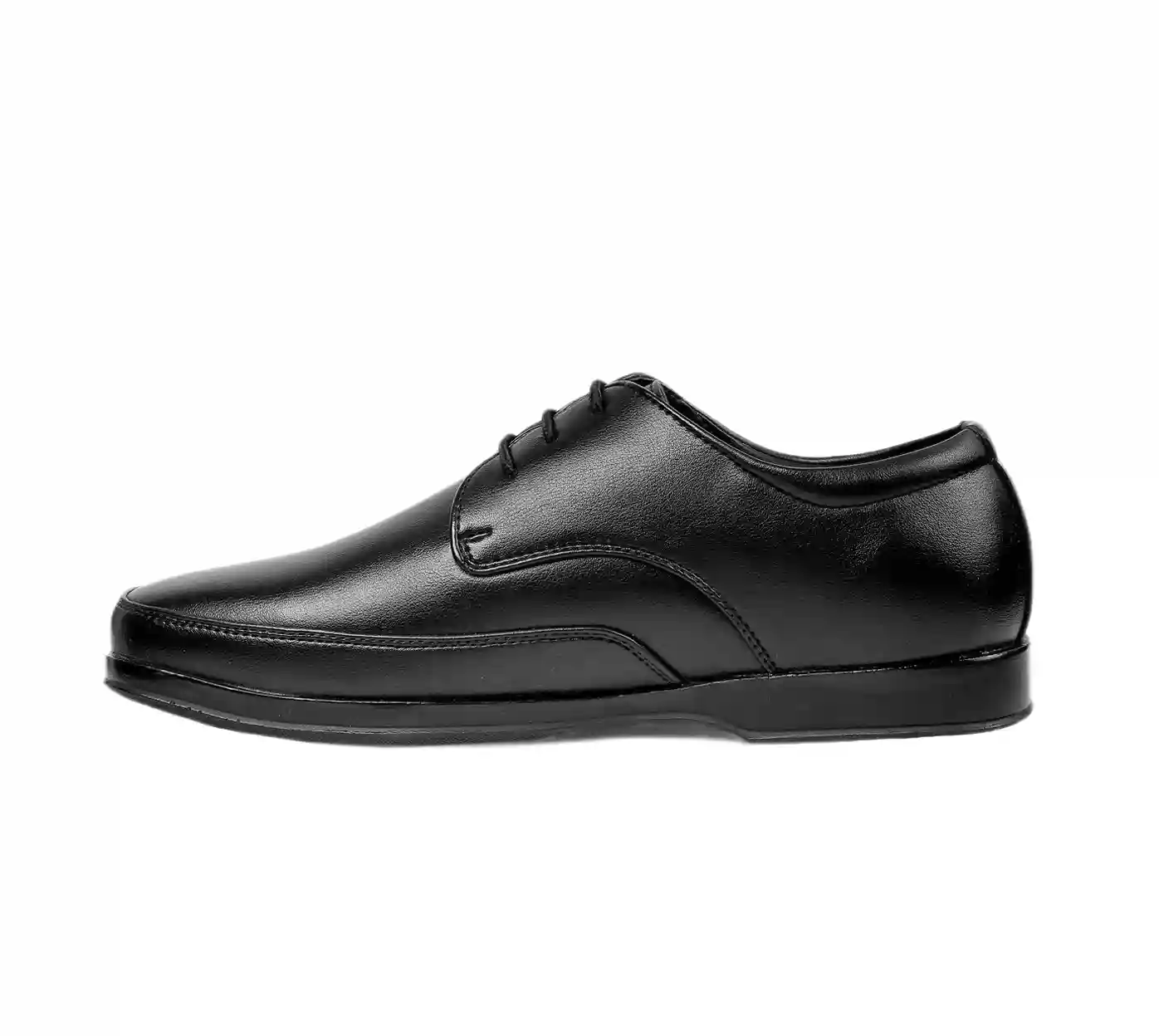 Latest Trendy Men Formal Shoes |Black Derby Shoes| Office Shoes For Men's & Boys - Black- Size 8 - Image 3