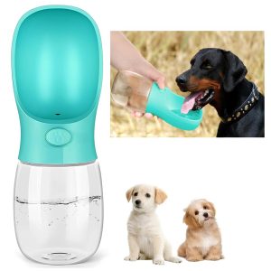 Large Capacity Dog Water Bottle – Leak Proof Portable Puppy Water Dispenser & Drinking Feeder for Walking, Hiking, Travel (350 ml)