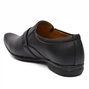 Latest Trendy Men Formal Shoes|Black Moccasin Shoes|Office Shoes For Men's & Boys-MOCCASIN07-BLK- Size 6